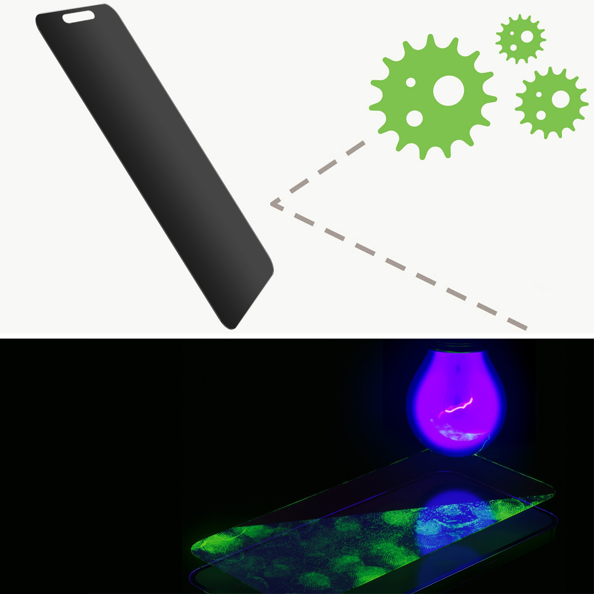 Oryginalne szkło hartowane firmy Belkin z serii ScreenForce InvisiGlass Privacy AntiMicrobial Treated dla iPhone 16 Pro Max